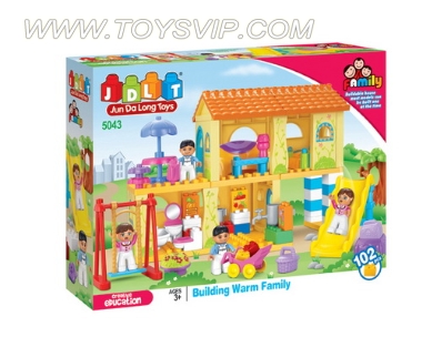 温馨房屋积木(102/PCS)