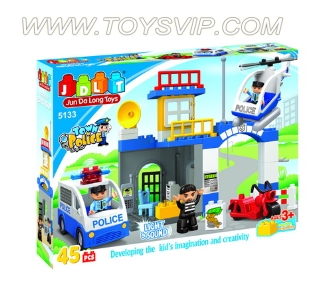警察IC灯光积木(45/PCS)