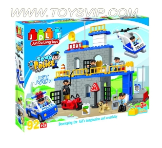 警察IC灯光积木(92/PCS)