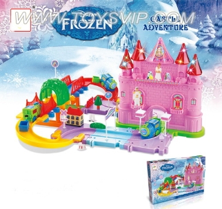 Magic Castle electric train track