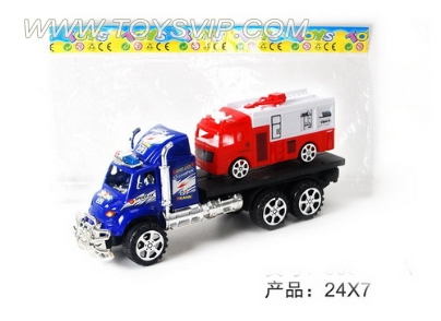 惯性拖头车拖1只消防车