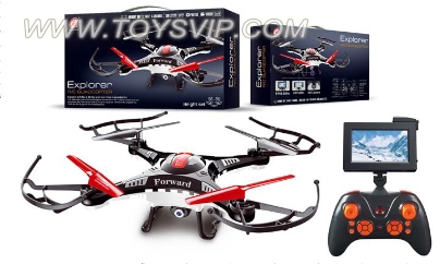 Quadcopter aircraft (with real-time transmission) set high