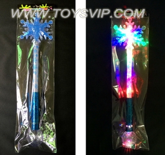Snowflake plus long ball rod (three models emitting)