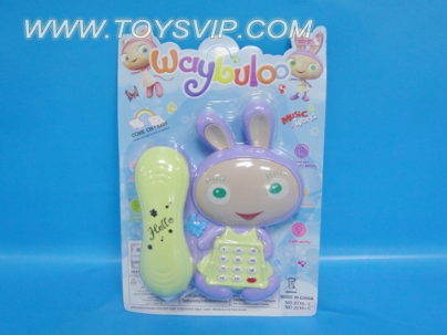 Lighting big face Rabbit Music Phone