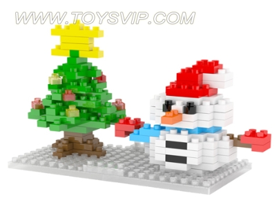 圣诞雪人积木(166/PCS)