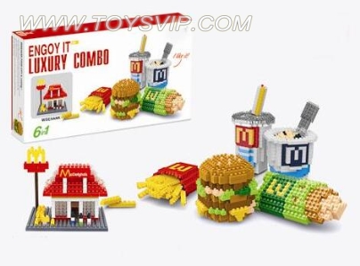 麦当劳套餐6合1组合积木(1600/PCS)