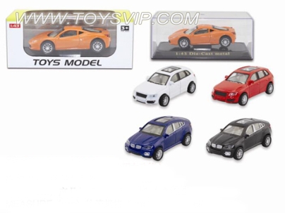 Mercedes / Ferrari emulation alloy car