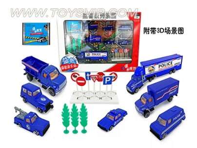 1:72 alloy POLICE