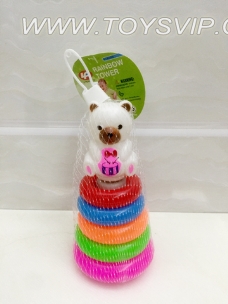 Polar Bear Round Rainbow Tower