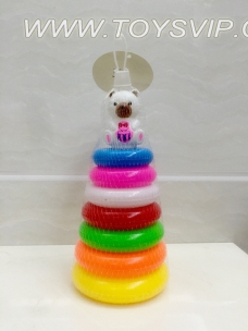 Polar Bear Round Rainbow Tower