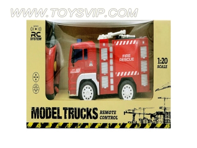 Remote control truck (four-way light) the fire