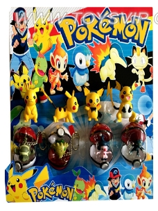 4只2寸小精灵+4只精灵球+4只1寸精灵