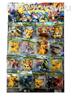 3寸精灵公仔/16PCS一吊板