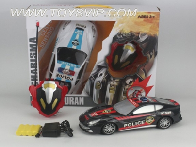 1:16 gravity sensor 2-in-1 remote control gesture Stone Ferrari sports car police car