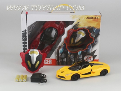 1:18 gravity sensor 2-in-1 remote control four-way manual opening gesture Ferrari