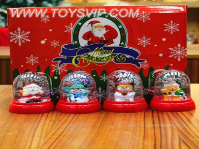 Luminous ball Christmas snowman (12pcs)