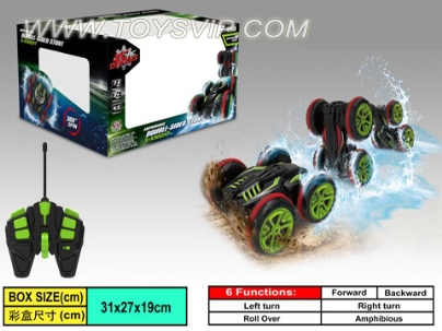 Double-sided remote control amphibious vehicle (NOT INCLUDED)