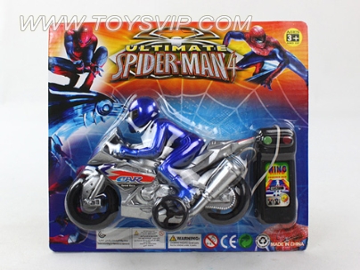 Spiderman-controlled motorcycle