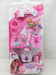 Little Butterfly Flash Music Magic Stick + Jewelry Set