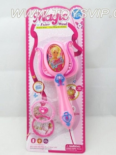 Magic mirror flash music magic wand + jewelry set
