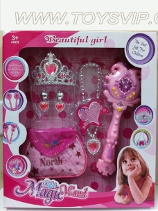 Magic wand + handbag + crown jewelry gift box