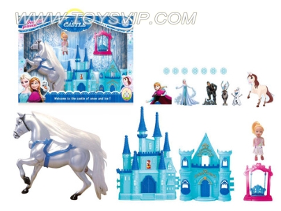 Ice Romance Castle + Horse