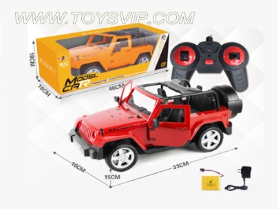 1:12 Five-way electric remote control car simulation (Jeep)