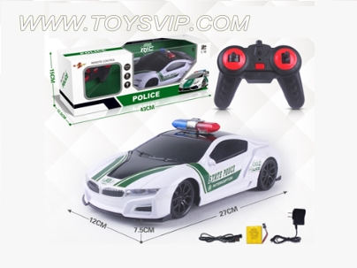 1 to 16 four-way remote control police car (BMW i8)