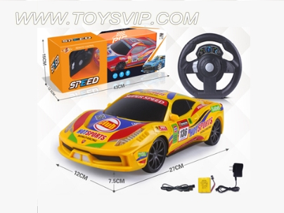 1 than 16 steering wheel gravity sensing remote control car (Ferrari -458)