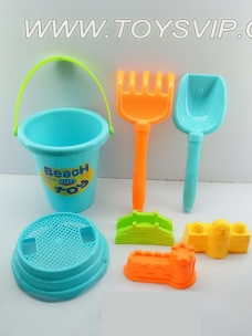 7 sets of beach with
