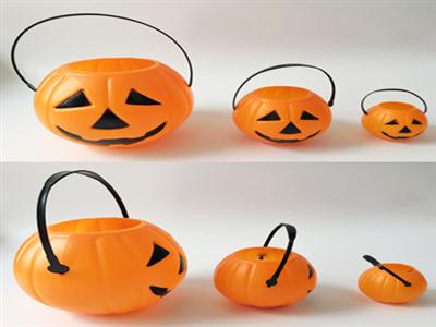 Halloween pumpkin bucket large