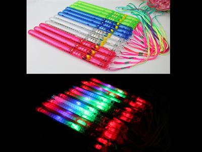 Multicolor transparent flash stick