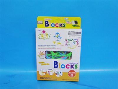 Soft rubber building blocks (28 / pcs)