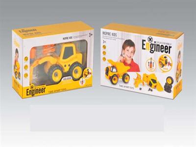 DIY demolition of drilling machine engineering vehicles