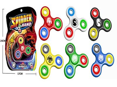 Fingertip gyro (four holes imported ceramic bearings) solid color six mixed