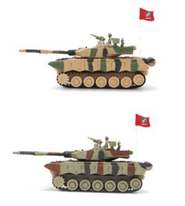 1：64Eight-channel Mini military tank