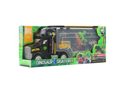 Dragons with dinosaur alloy car