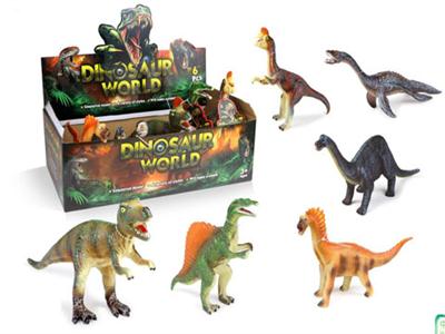 9-inch rhinoceros dinosaur simulation 6 mixed (BB posts)