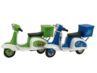 Pull back alloy motorcycle