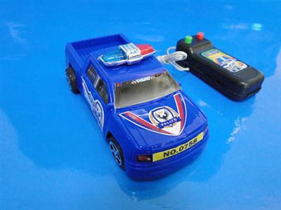 Real color line control police car