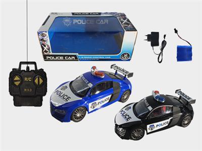 Audi 1:16 R8 police (simulation) packet of electricity