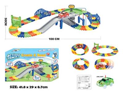 电动积木轨道车(120PCS)