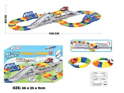 电动积木轨道车(120PCS)