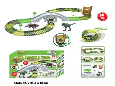 电动积木轨道车 96pcs