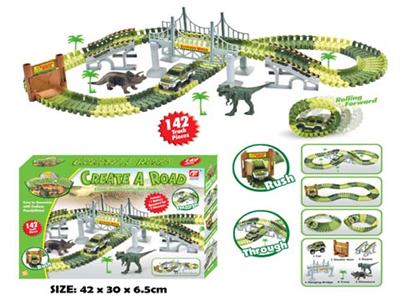电动积木轨道车 144pcs