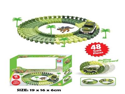 电动积木轨道车 48PCS