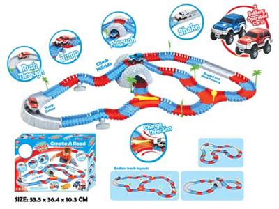 电动积木轨道车 168PCS