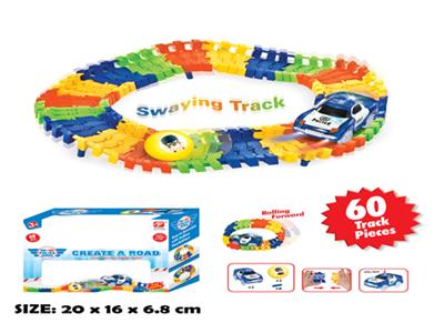 Electric block rail car 60pcs
