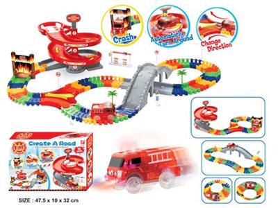 电动积木轨道车 96pcs