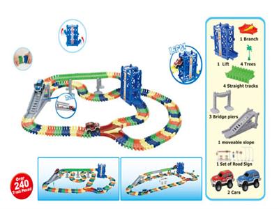 电动积木轨道车 240PCS